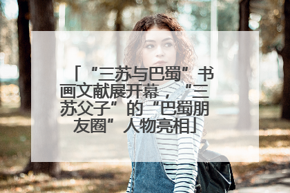 “三苏与巴蜀”书画文献展开幕，“三苏父子”的“巴蜀朋友圈”人物亮相