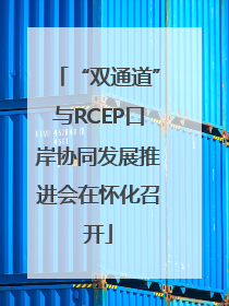 “双通道”与RCEP口岸协同发展推进会在怀化召开