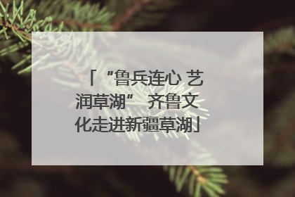 “鲁兵连心 艺润草湖” 齐鲁文化走进新疆草湖
