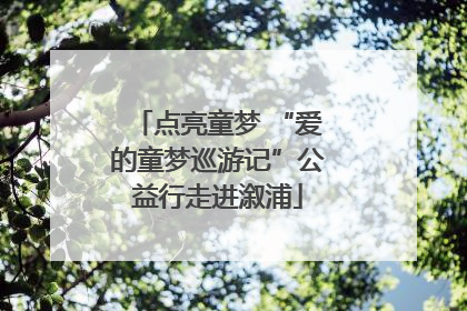 点亮童梦 “爱的童梦巡游记”公益行走进溆浦
