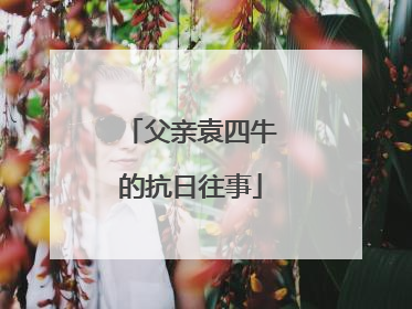 父亲袁四牛的抗日往事
