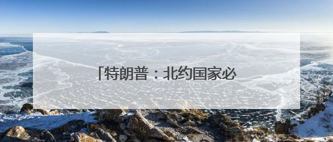 特朗普：北约国家必须达到，美国除外