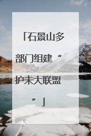 石景山多部门组建“护未大联盟”