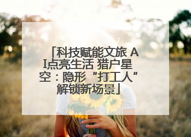 科技赋能文旅 AI点亮生活 猎户星空：隐形“打工人”解锁新场景