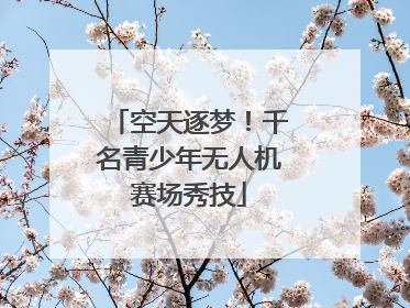 空天逐梦！千名青少年无人机赛场秀技