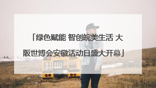 绿色赋能 智创皖美生活 大阪世博会安徽活动日盛大开幕