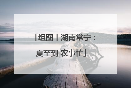 组图丨湖南常宁：夏至到 农事忙