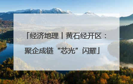 经济地理丨黄石经开区：聚企成链“芯光”闪耀