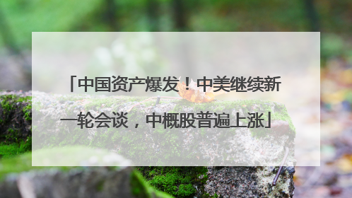 中国资产爆发！中美继续新一轮会谈，中概股普遍上涨