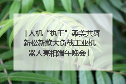 人机“执手”柔美共舞 新松新款大负载工业机器人亮相端午晚会