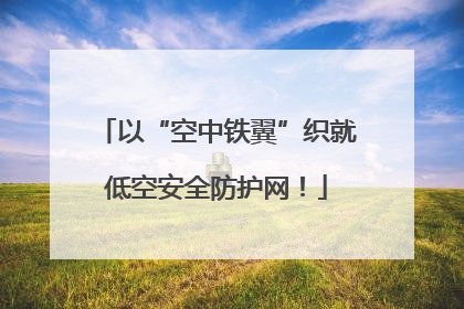 以“空中铁翼”织就低空安全防护网！