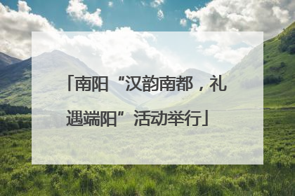 南阳“汉韵南都，礼遇端阳”活动举行