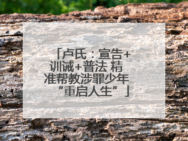 卢氏：宣告+训诫+普法 精准帮教涉罪少年“重启人生”
