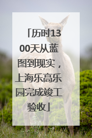 历时1300天从蓝图到现实，上海乐高乐园完成竣工验收