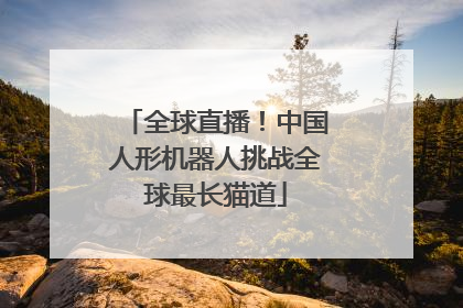 全球直播！中国人形机器人挑战全球最长猫道