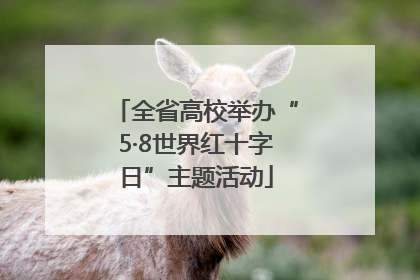 全省高校举办“5·8世界红十字日”主题活动