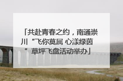 共赴青春之约，南通崇川“飞你莫属 心漾绿茵”草坪飞盘活动举办