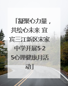 凝聚心力量，共绘心未来 宜宾三江新区宋家中学开展5·25心理健康月活动