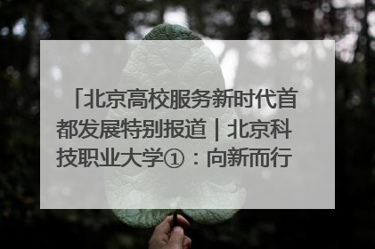 北京高校服务新时代首都发展特别报道｜北京科技职业大学①：向新而行，为首都低空经济发展提供“即战力”