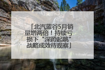 北汽蓝谷5月销量增两倍！持续亏损下“深蹲起跳”战略成效待观察