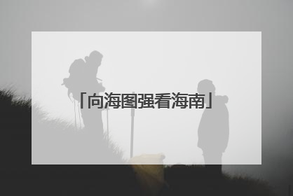 向海图强看海南