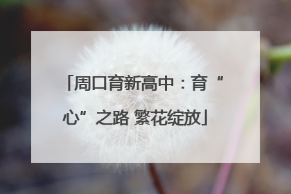 周口育新高中：育“心”之路 繁花绽放