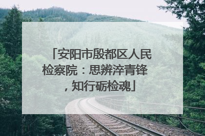 安阳市殷都区人民检察院：思辨淬青锋，知行砺检魂
