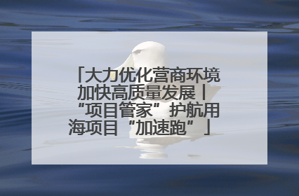 大力优化营商环境 加快高质量发展丨“项目管家”护航用海项目“加速跑”
