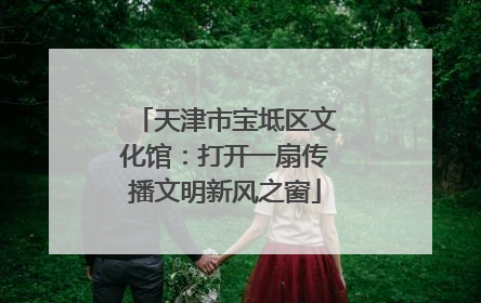 天津市宝坻区文化馆：打开一扇传播文明新风之窗