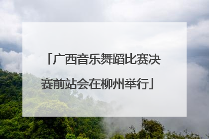 广西音乐舞蹈比赛决赛前站会在柳州举行