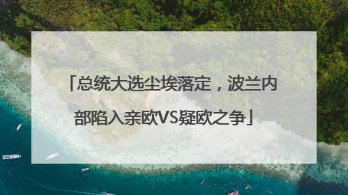 总统大选尘埃落定，波兰内部陷入亲欧VS疑欧之争