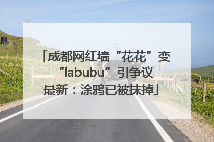 成都网红墙“花花”变“labubu”引争议 最新：涂鸦已被抹掉