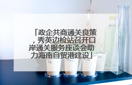 政企共商通关良策，秀英边检站召开口岸通关服务座谈会助力海南自贸港建设