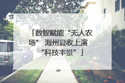 数智赋能“无人农场” 海州夏收上演“科技丰景”