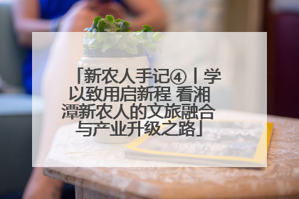 新农人手记④丨学以致用启新程 看湘潭新农人的文旅融合与产业升级之路