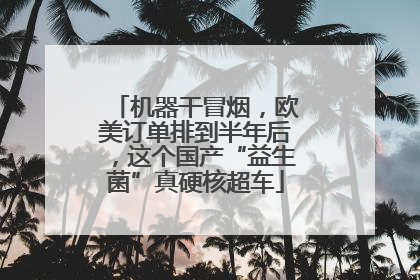 机器干冒烟，欧美订单排到半年后，这个国产“益生菌”真硬核超车