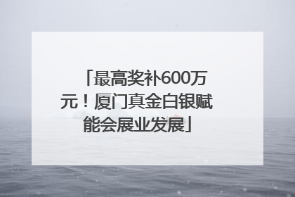最高奖补600万元！厦门真金白银赋能会展业发展
