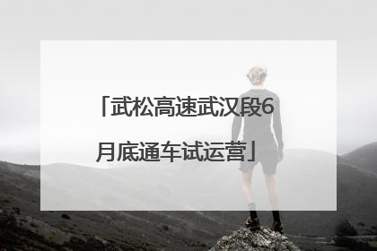 武松高速武汉段6月底通车试运营