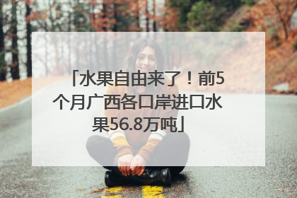 水果自由来了！前5个月广西各口岸进口水果56.8万吨
