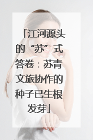 江河源头的“苏”式答卷：苏青文旅协作的种子已生根发芽