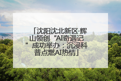 沈阳沈北新区·辉山领创“AI奇遇记”成功举办：沉浸科普点燃AI热情