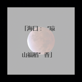 海口：“琼山福稻”香