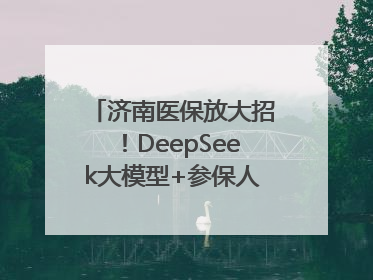 济南医保放大招！DeepSeek大模型+参保人画像 解锁AI医保管家新体验