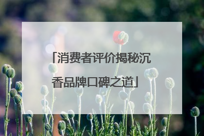 消费者评价揭秘沉香品牌口碑之道