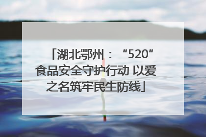湖北鄂州：“520”食品安全守护行动 以爱之名筑牢民生防线