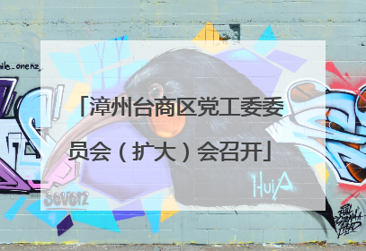 漳州台商区党工委委员会（扩大）会召开
