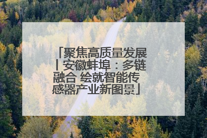 聚焦高质量发展丨安徽蚌埠：多链融合 绘就智能传感器产业新图景