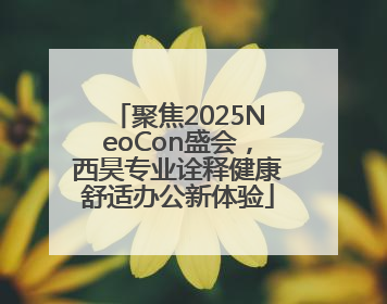 聚焦2025NeoCon盛会，西昊专业诠释健康舒适办公新体验