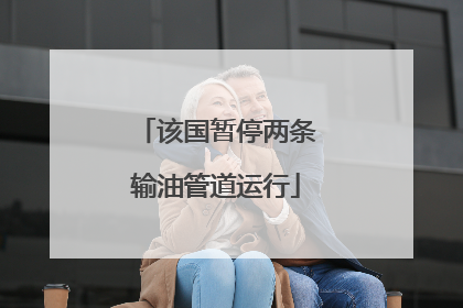 该国暂停两条输油管道运行