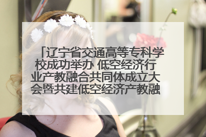 辽宁省交通高等专科学校成功举办 低空经济行业产教融合共同体成立大会暨共建低空经济产教融合新生态论坛